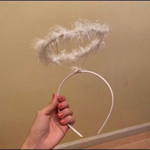 white angel halo headband for costume